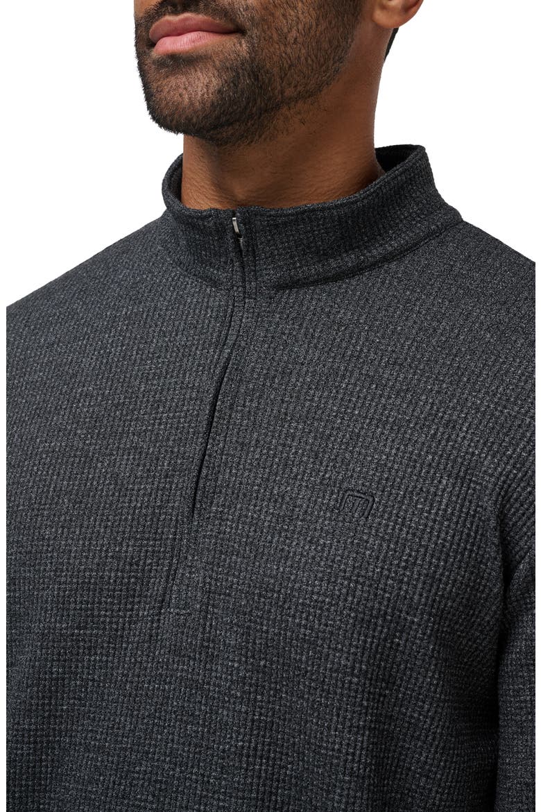 Last Sunset Thermal Half Zip Pullover, Alternate, color, HEATHER DARK GREY