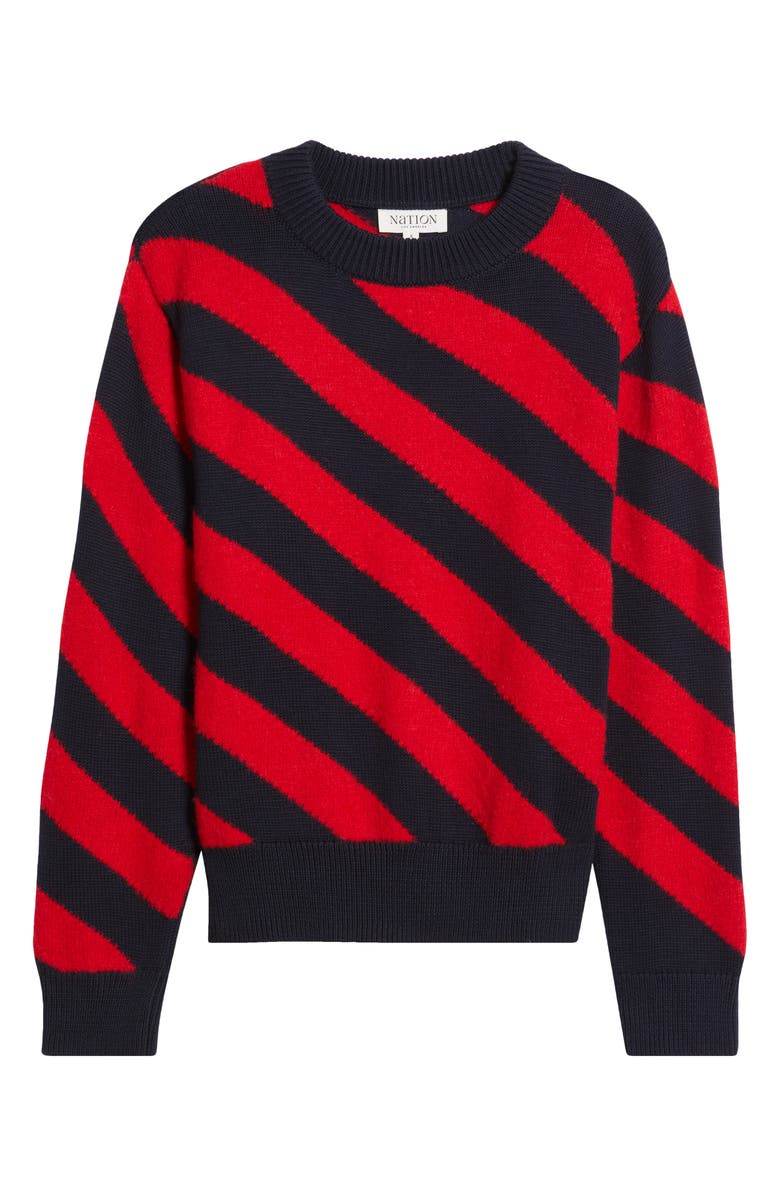 Nation LTD Fabienne Stripe Sweater, Alternate, color, 
