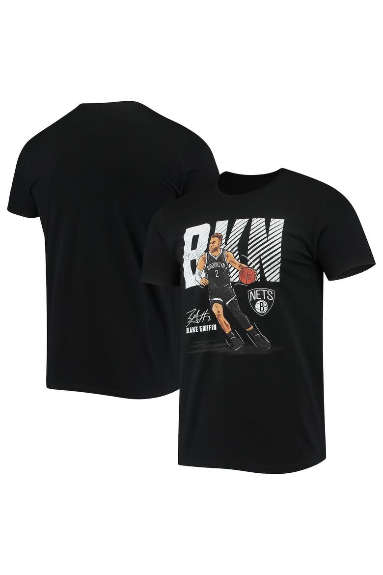 Men's Fanatics Branded Blake Griffin Black Brooklyn Nets 500 Level Player T-Shirt, Alternate, color, Black