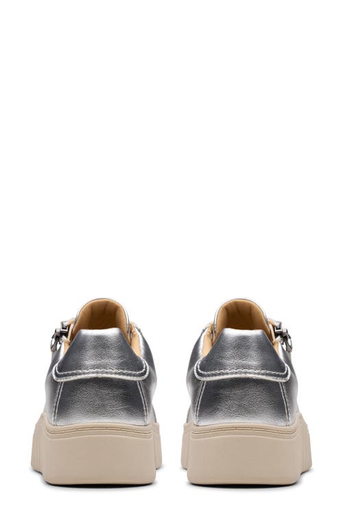 Clarks Women's Mykah Joy Round Toe Sneakers In Silver