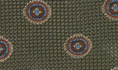 Nordstrom Medallion Silk Tie In Gold