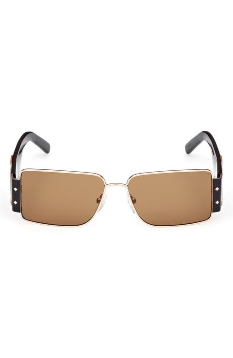 55mm Rectangular Sunglasses