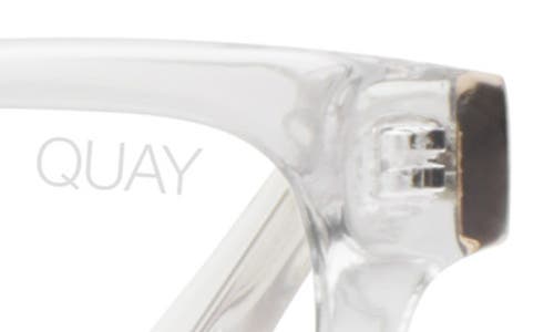 Quay Australia Mini Hardwire 50mm Blue Light Filtering Optical Glasses