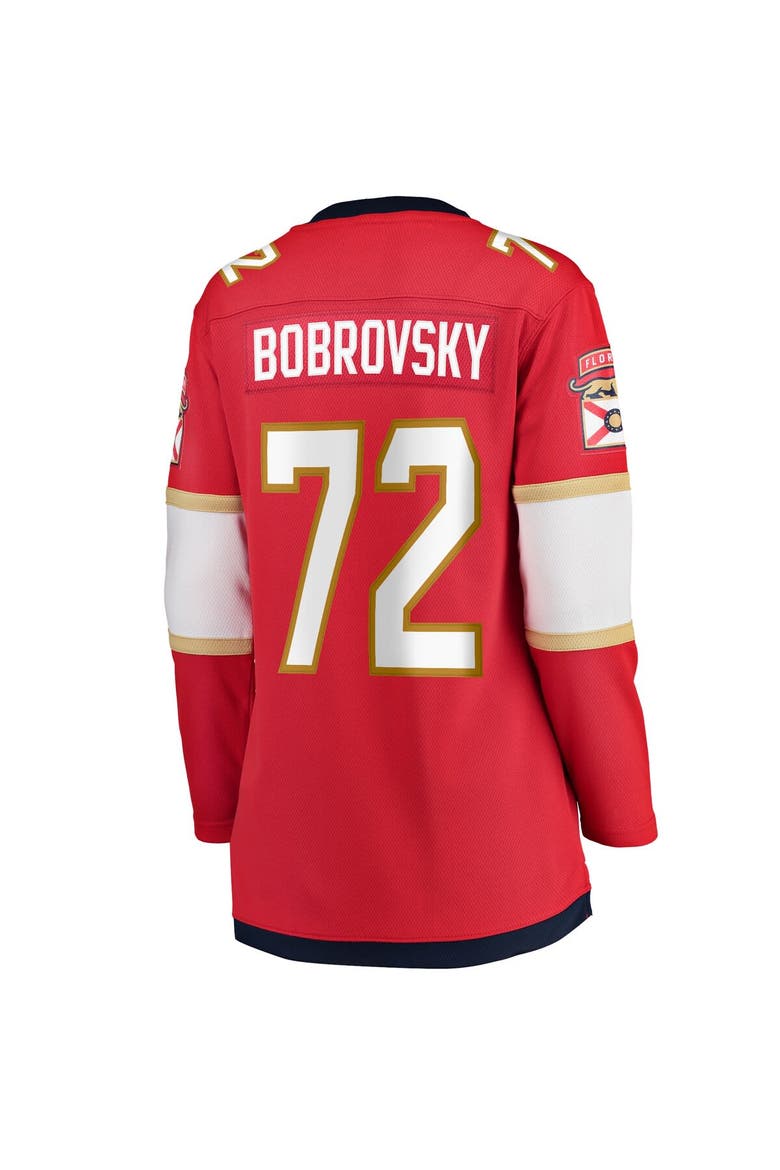 Women's Fanatics Sergei Bobrovsky Red Florida Panthers Home Breakaway Jersey, Alternate, color, Red