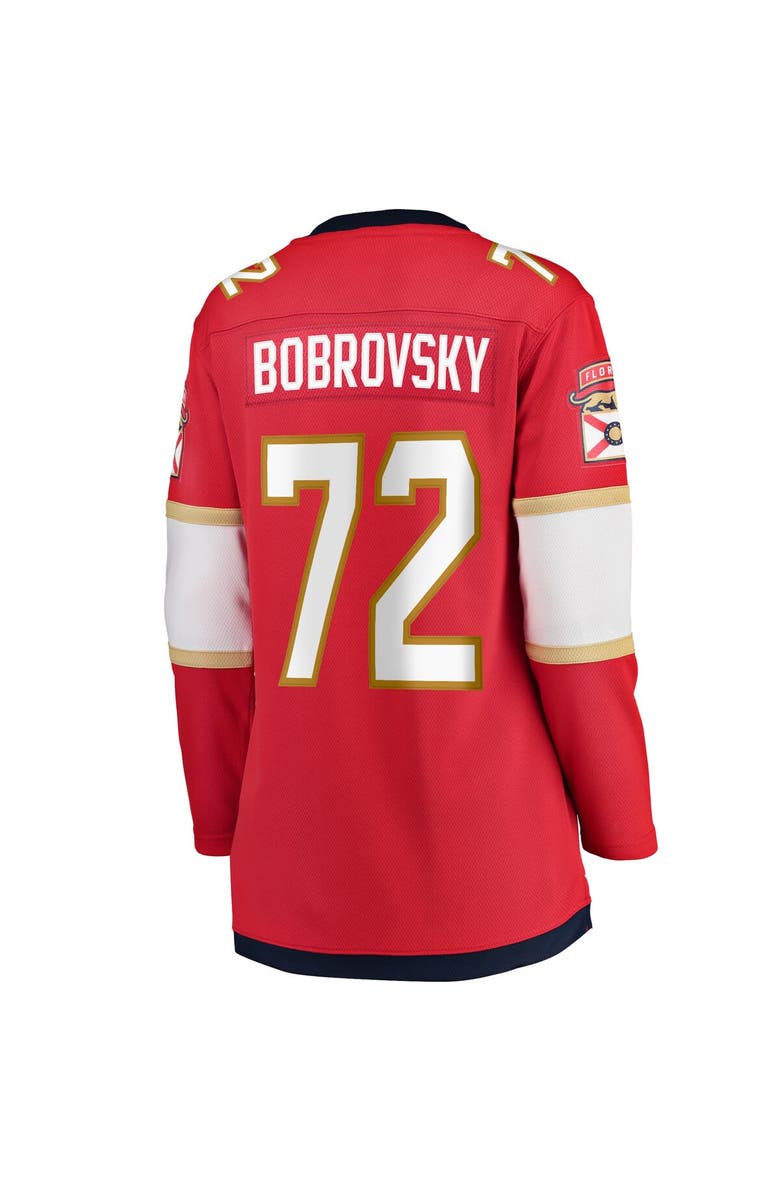 FANATICS Women's Fanatics Sergei Bobrovsky Red Florida Panthers Home Breakaway Jersey, Alternate, color, Red
