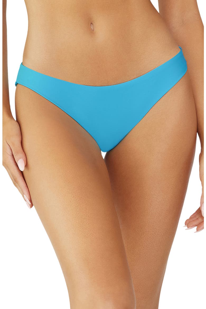 Ruched Hipster Bikini Bottoms, Main, color, TURQUOISE