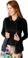 Sofibella Crushed Velvet Womens Golf Vest