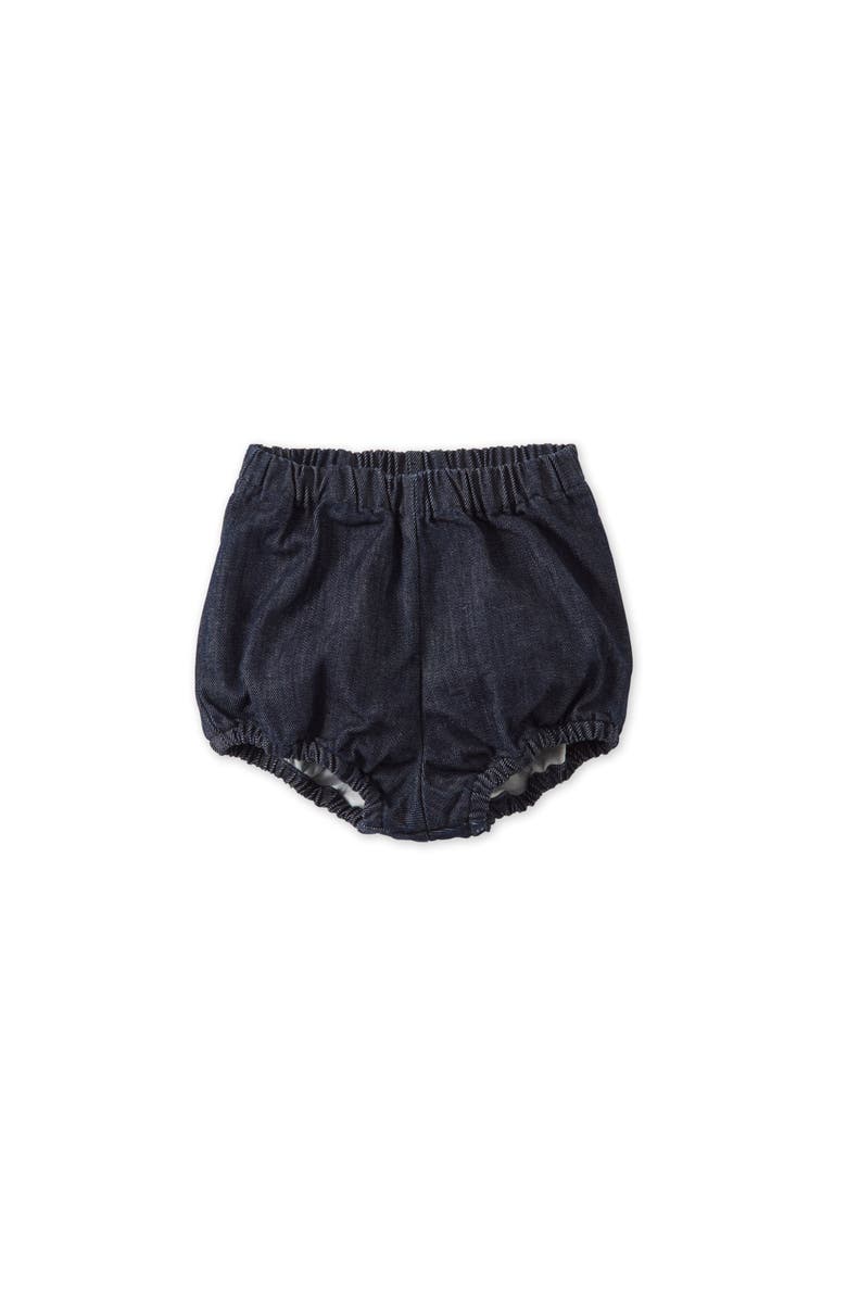 Vild House of Little Organic Denim Bloomers, Main, color, Navy Blue