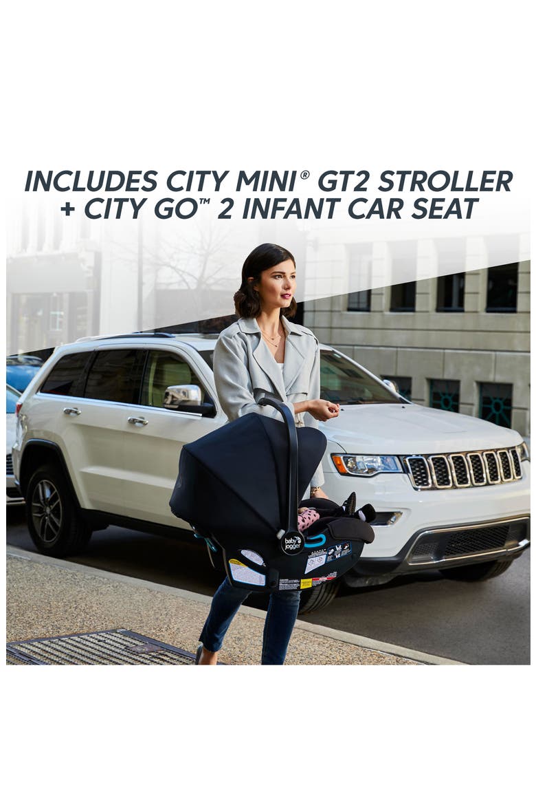City Mini® GT2 Stroller & City GO™ 2 Infant Car Seat Travel System, Alternate, color, JET