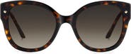 Carolina Herrera 55mm Gradient Butterfly Sunglasses