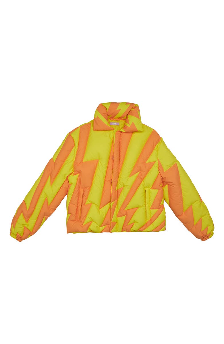 ERL Unisex Lightning Quilted Down Puffer Jacket, Alternate, color,