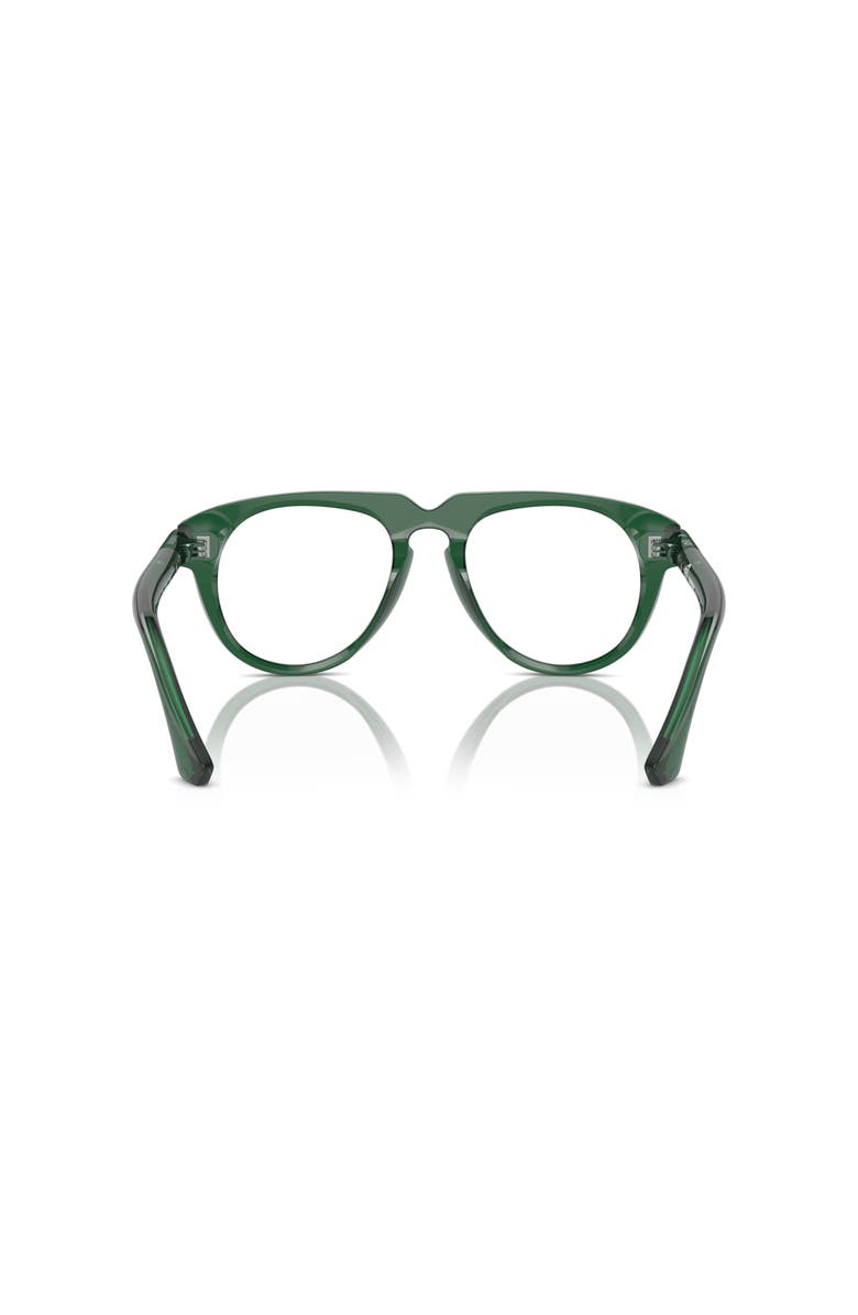 Burberry 51mm Pilot optical glasses, Alternate, color, Green