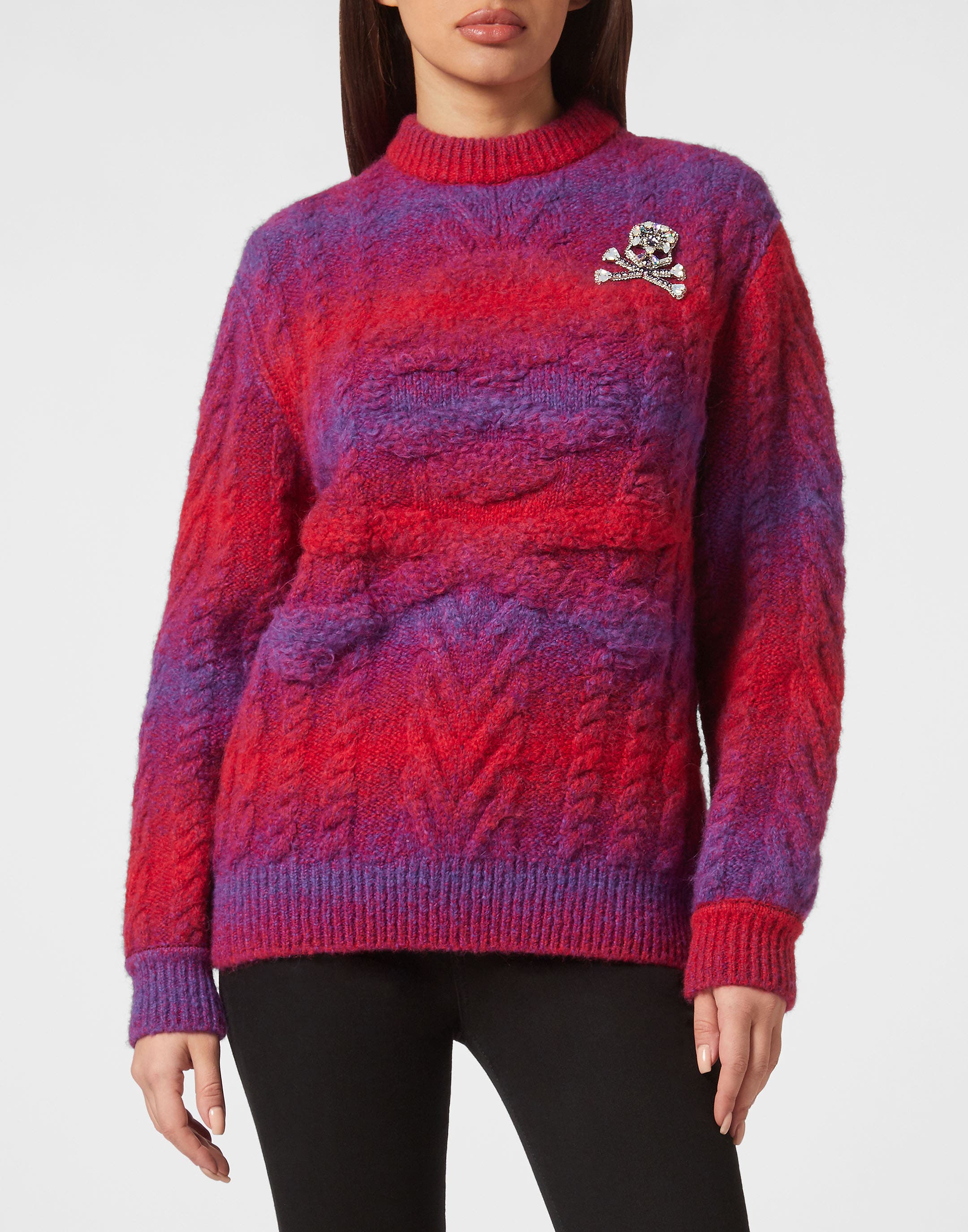 selected red/purple