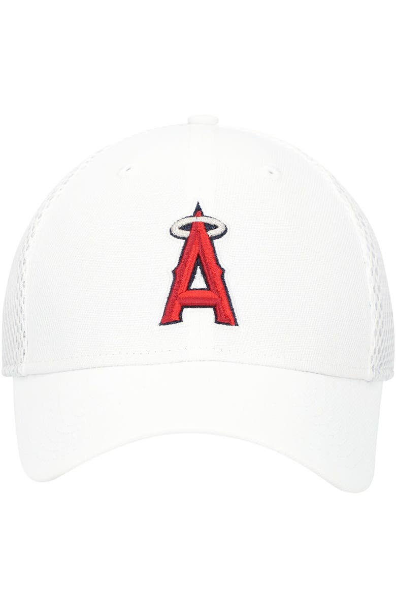 New Era Men's New Era White Los Angeles Angels REPREVE Neo 39THIRTY Flex Hat, Alternate, color, White