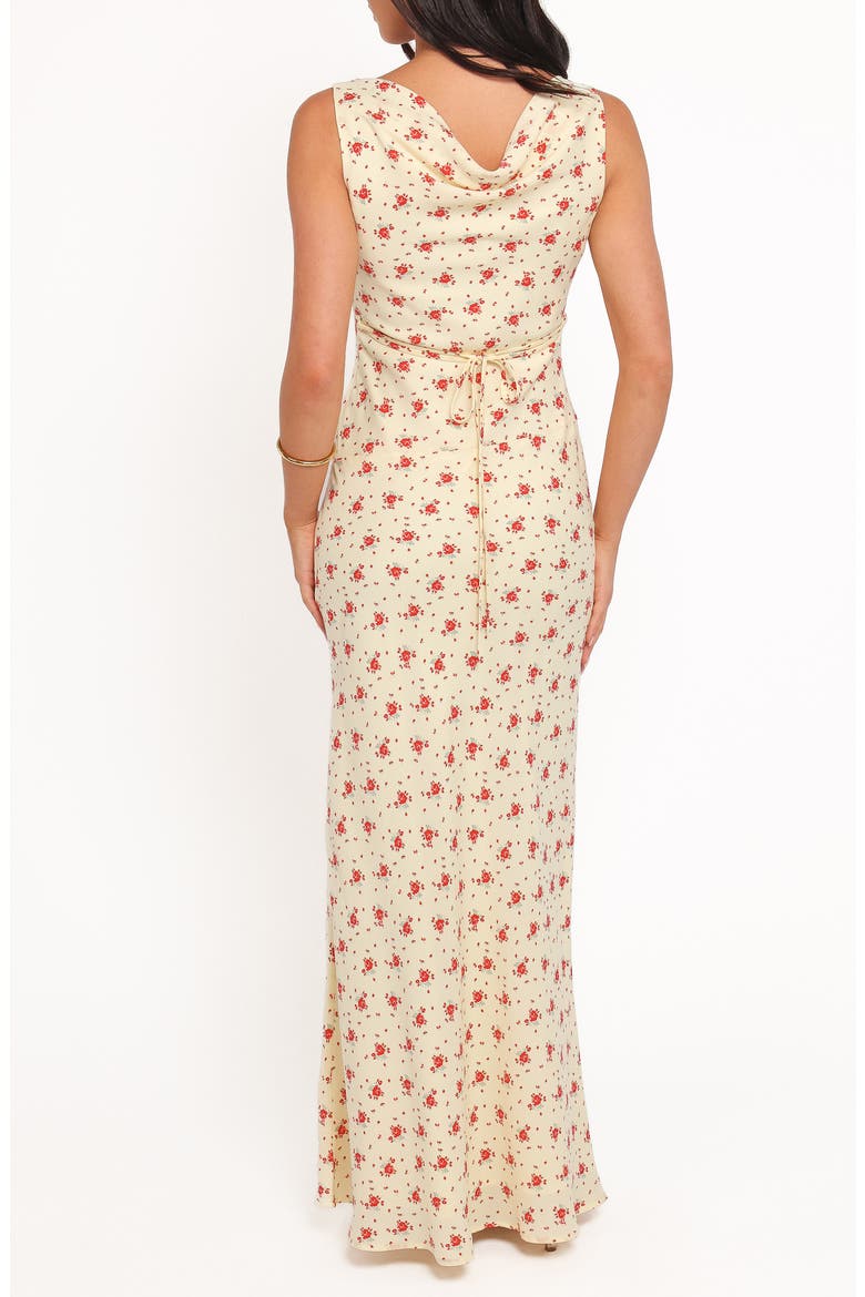 Alima Sleeveless Maxi Dress, Alternate, color, YELLOW FLORAL
