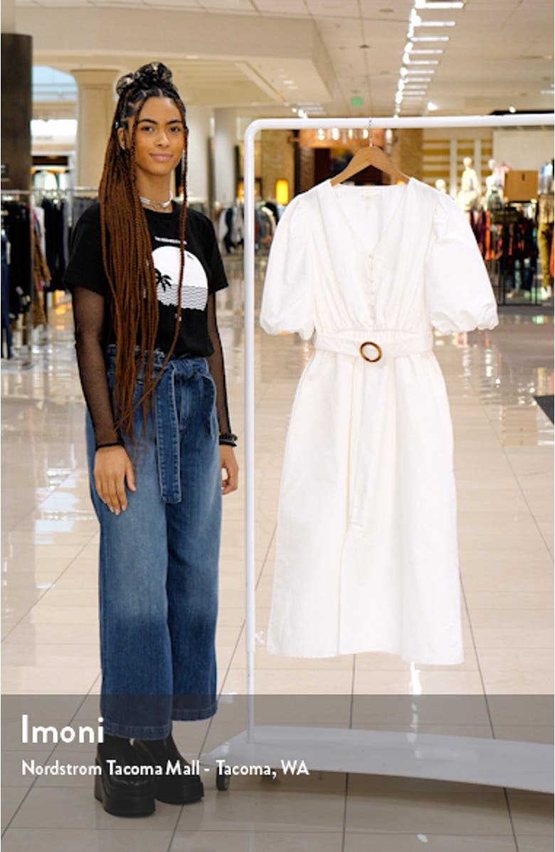 Balloon Sleeve Midi Dress, sales video thumbnail