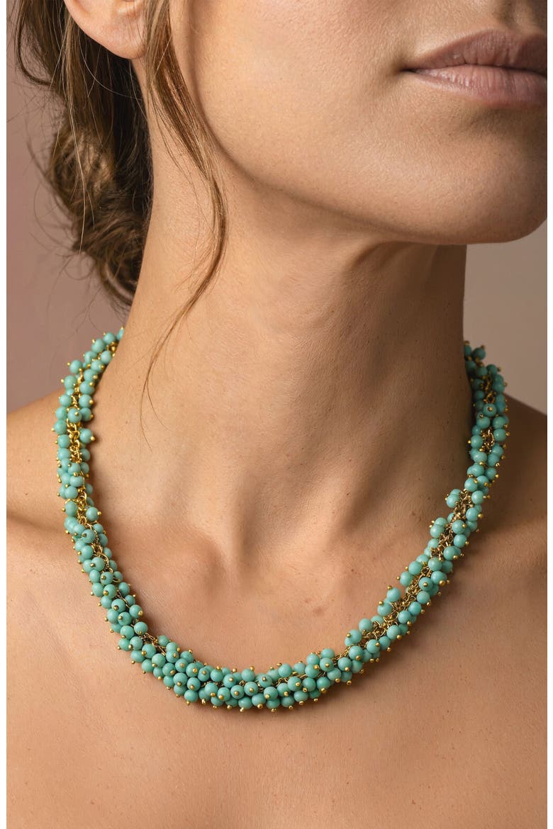 Jemsa Necklace, Alternate, color, TURQUOISE