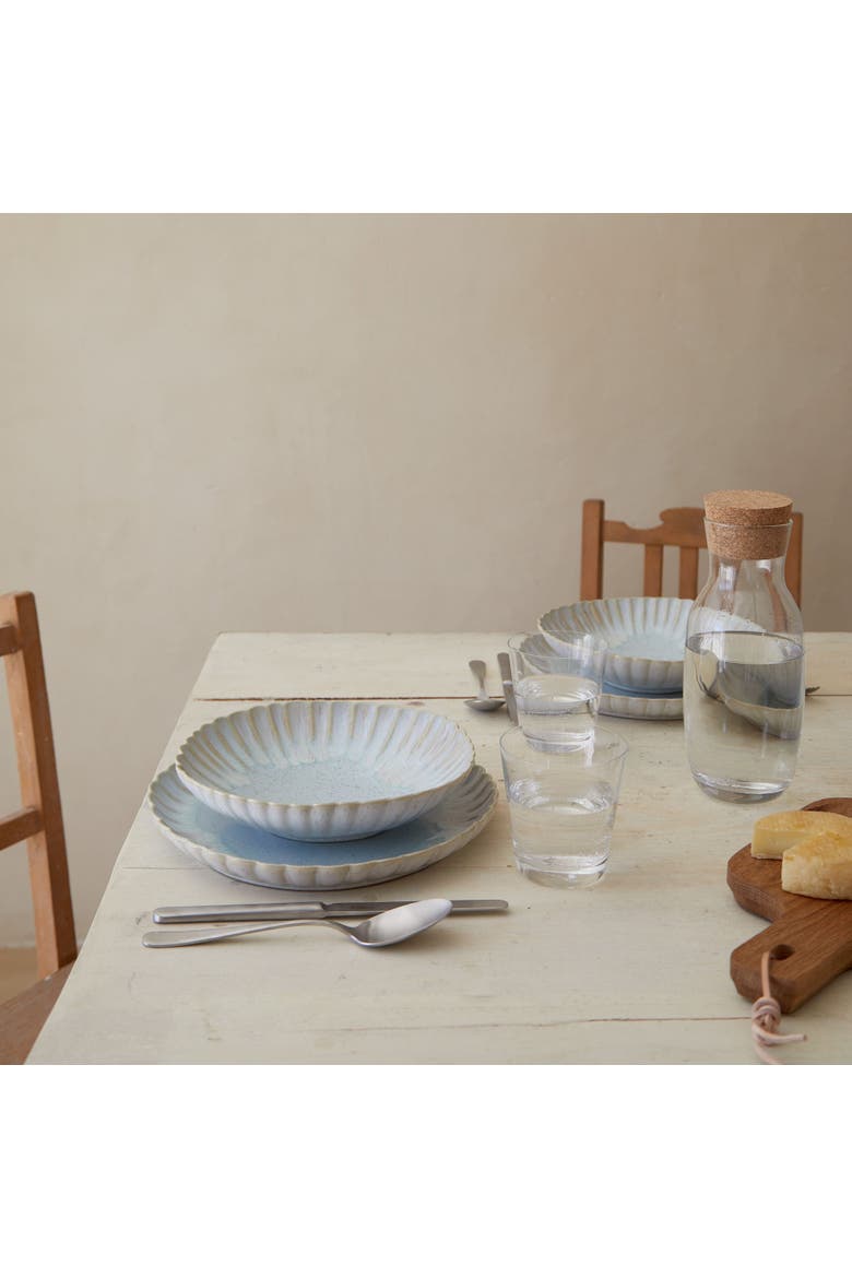 Eivissa & Mallorca 12-pc place setting w/ cereal bowl, Alternate, color, Sea blue