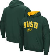COLOSSEUM Men's Colosseum Green NDSU Bison Arch and Logo Pullover Hoodie