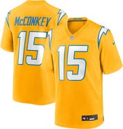 Nike Men's Nike Ladd McConkey Gold Los Angeles Chargers Alternate Charger Power Game Player Jersey