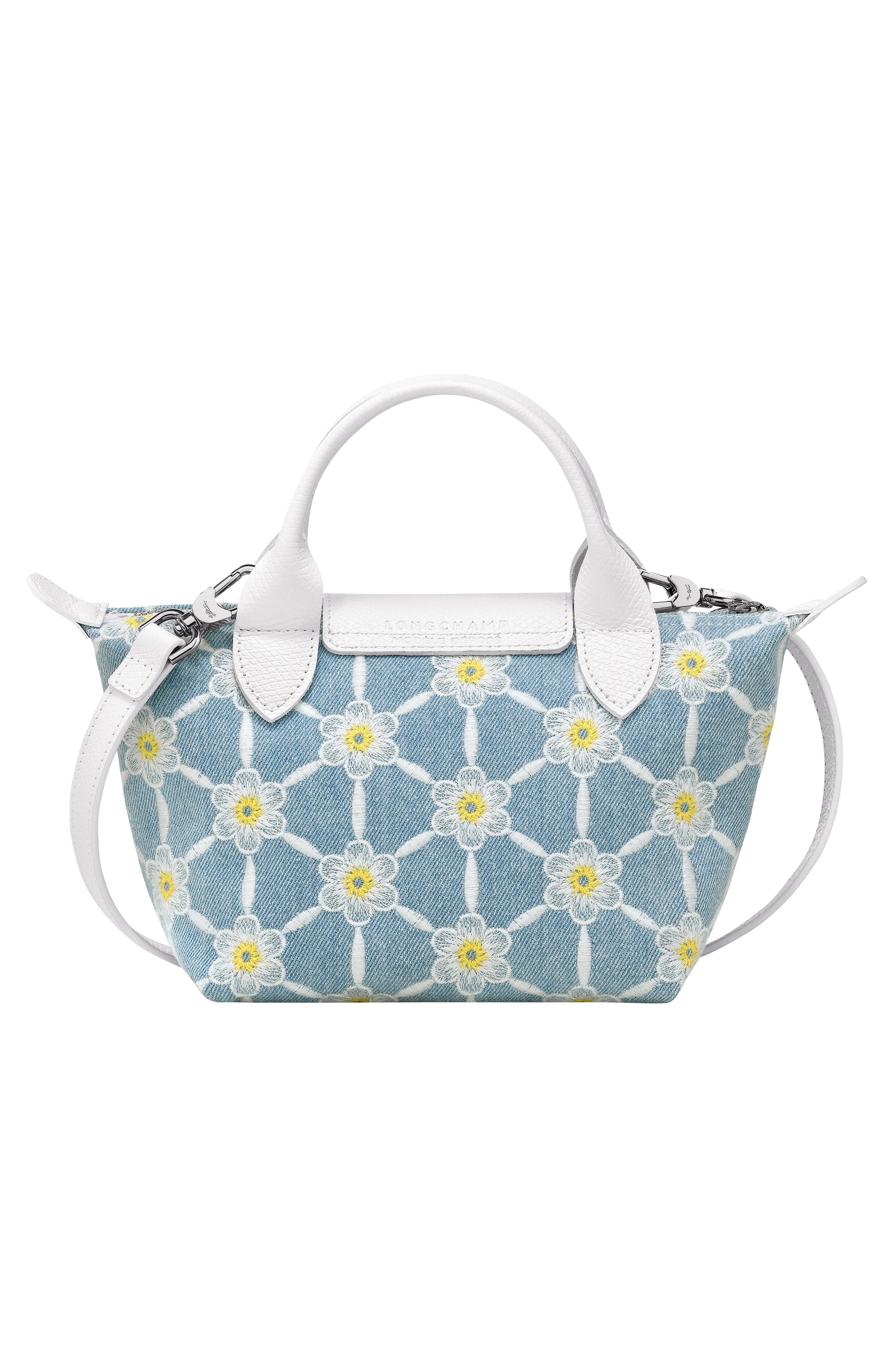 Longchamp Extra Small Le Pliage Daisy Crossbody Bag, Alternate, color, 