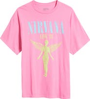Merch Traffic Nirvana '93 Cotton Graphic T-Shirt