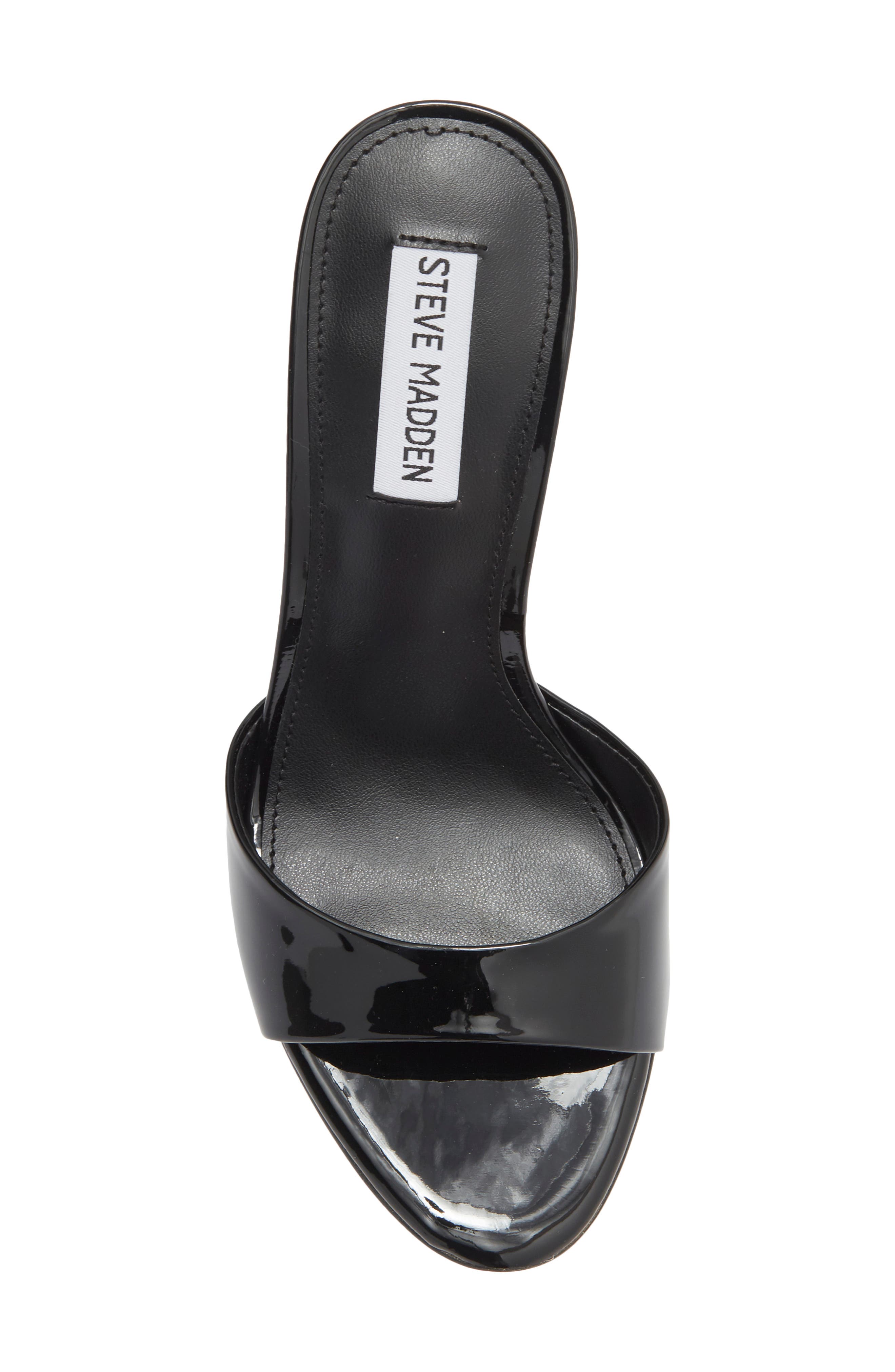 Steve Madden Porcha Stiletto Mule Sandal, Alternate, color, Black