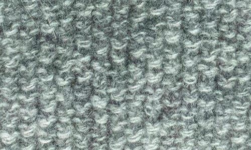 Portolano Faux Fur Pom Cashmere Tweed Fingerless Gloves In Gray