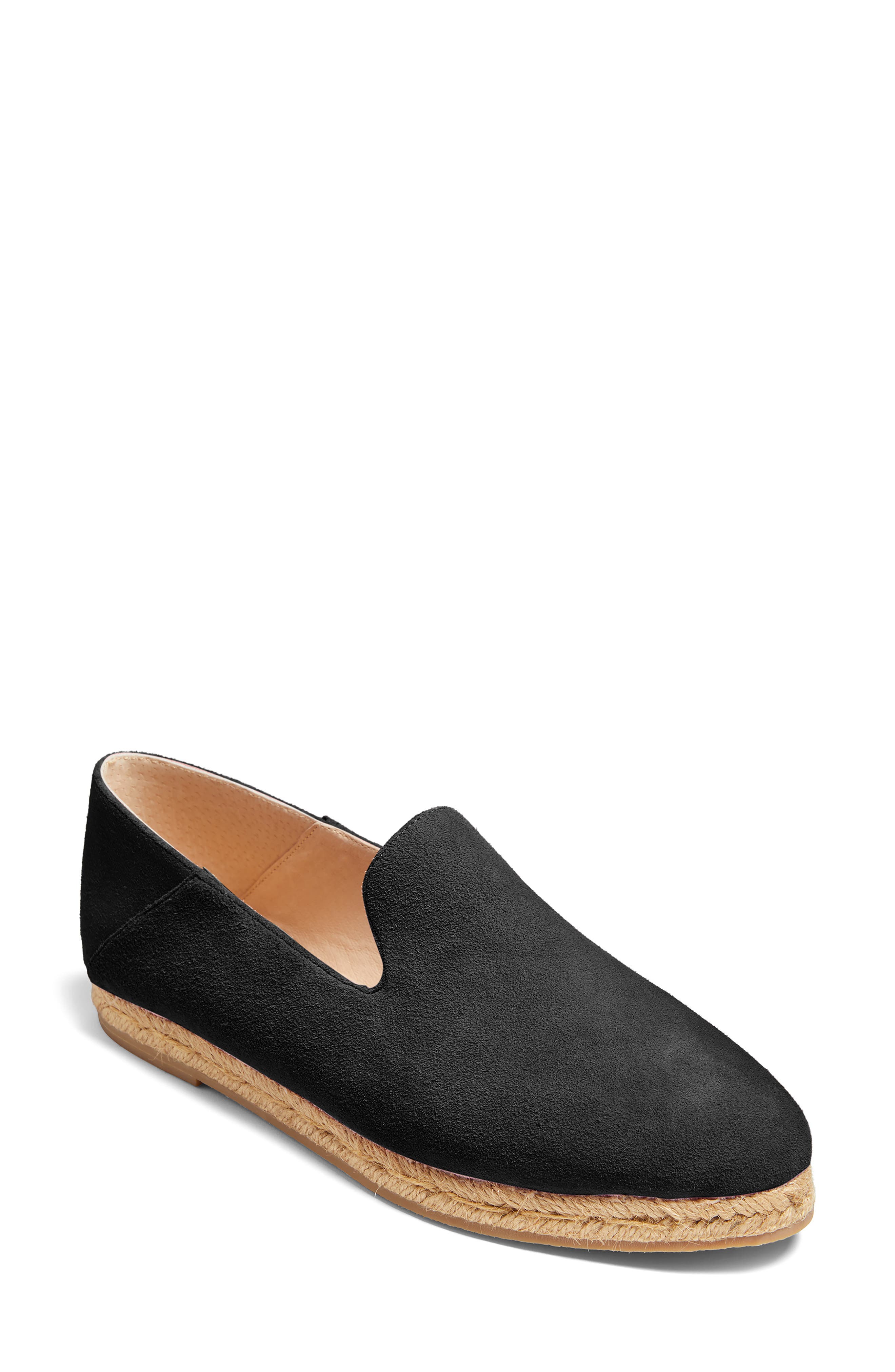 Jack Rogers Audrey Suede Espadrille Flat, Main, color, 