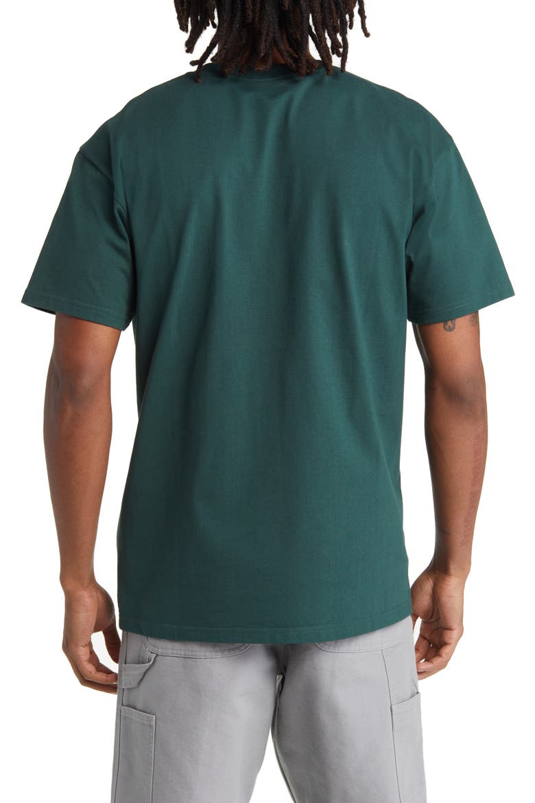 Chase Crewneck T-Shirt, Alternate, color, DISCOVERY GREEN / GOLD