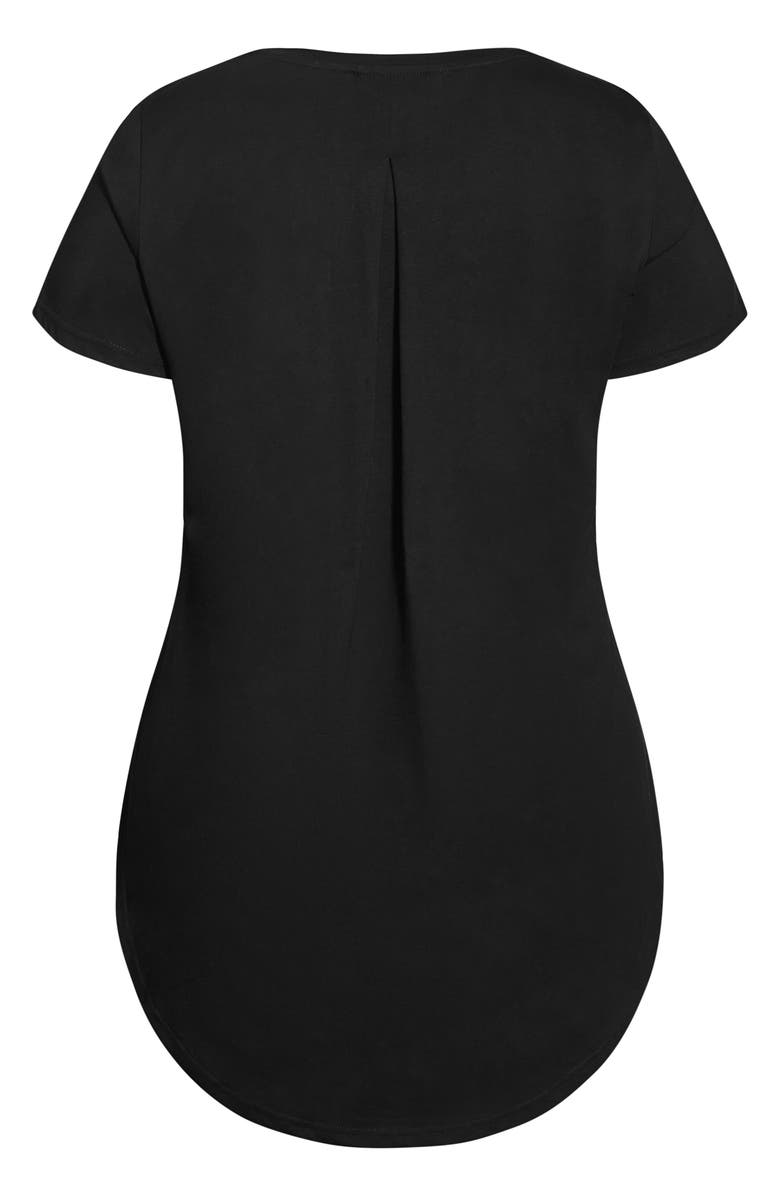 City Chic Allison Logo Graphic Tee, Alternate, color, 