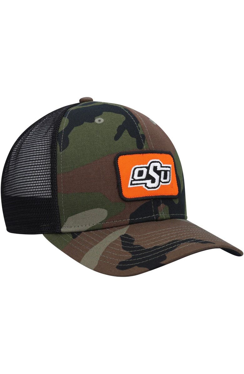 Nike Men's Nike Camo/Black Oklahoma State Cowboys Classic99 Trucker Snapback Hat, Alternate, color,