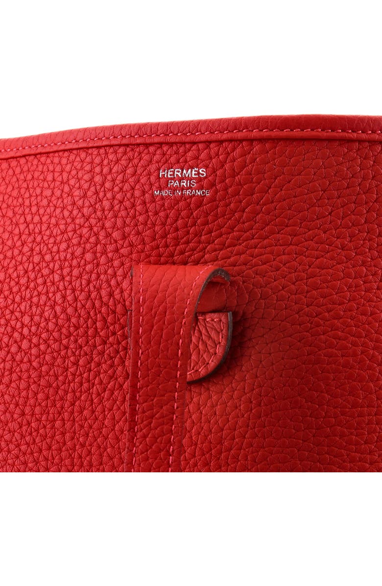 Pre-Owned Hermes Evelyne Bag Gen III Clemence PM, Alternate, color, Rouge Casaque