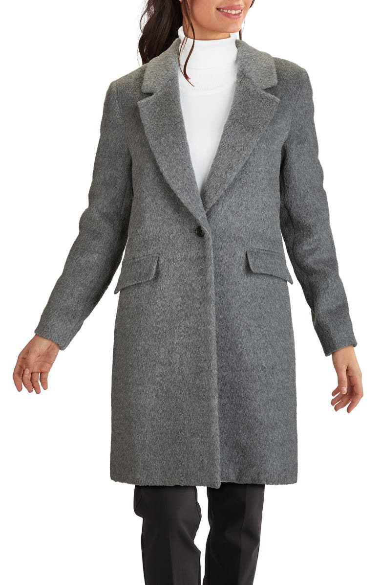 Cole Haan Signature Wool & Alpaca Blend Coat, Main, color,