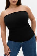 City Chic Halo Ruched Tube Top