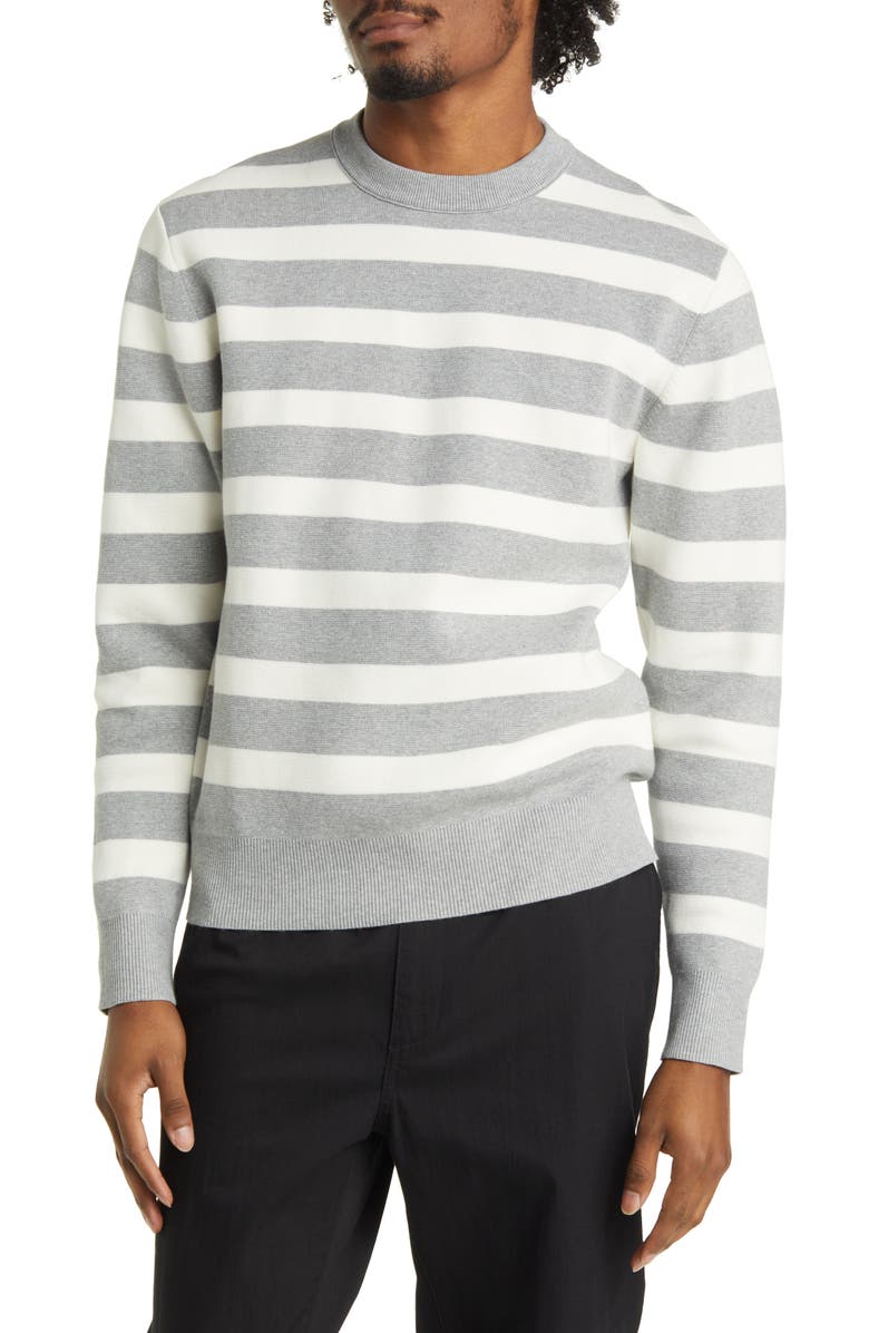 COS Stripe Organic Cotton Sweater, Main, color, 