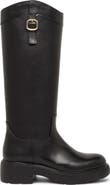 Santoni Leather Easy Boot