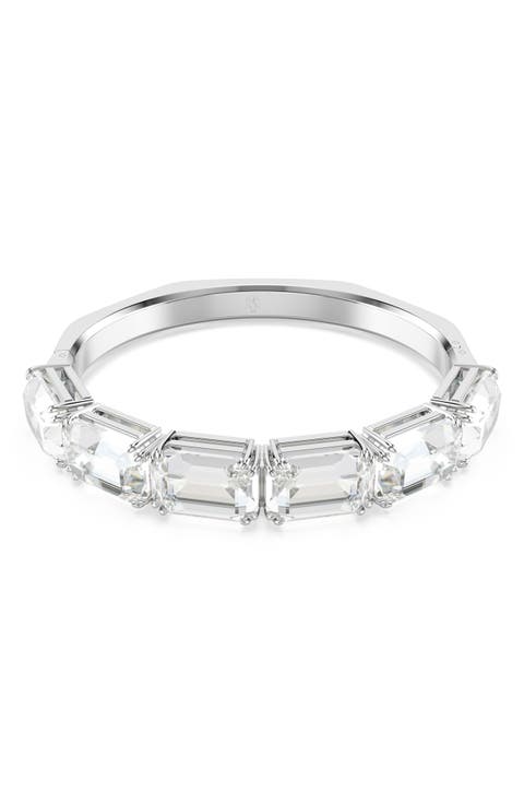 Millenia Octagon Crystal Bangle Bracelet