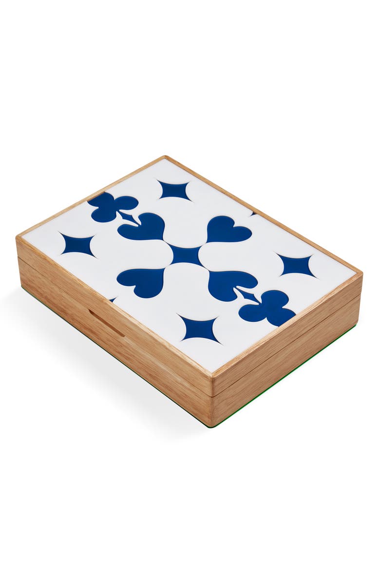 Shinola Lacquered Wood Poker Set, Alternate, color, 