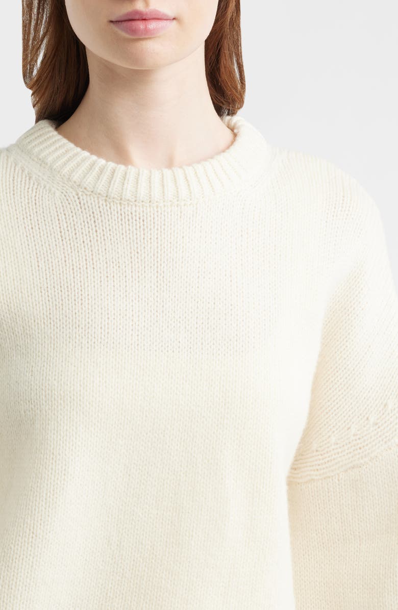 HOUSE OF CB Bear Wool Sweater, Alternate, color, Cream