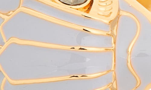 KURT GEIGER KURT GEIGER LONDON ENAMEL EAGLE HINGE CUFF BRACELET 