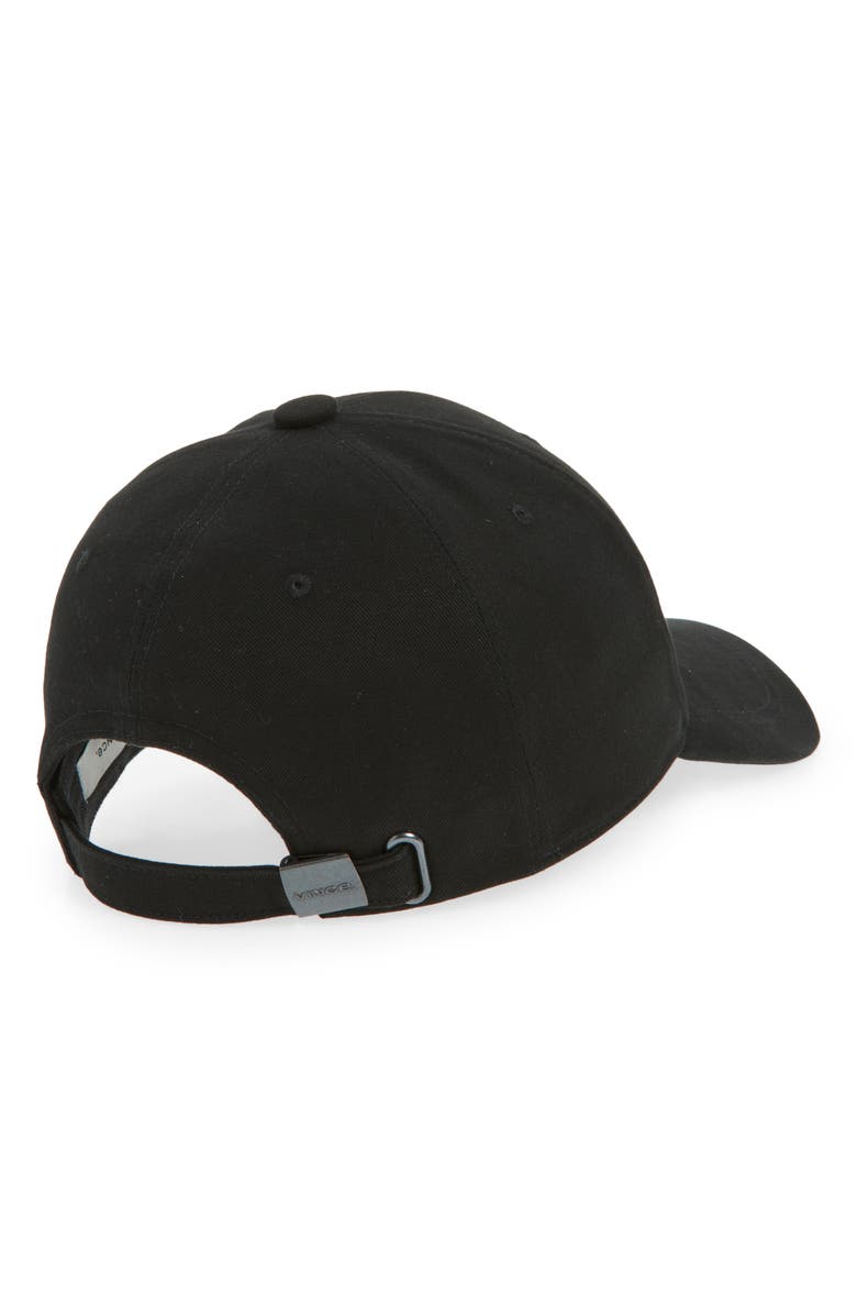 Vince Solid Twill Adjustable Baseball Cap, Alternate, color, Black