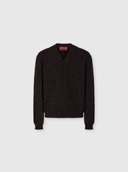 Missoni Wool And Viscose Mélange V-neck Pullover