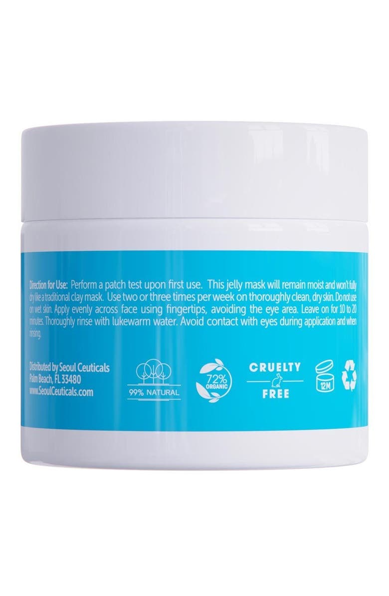 Seoul Ceuticals Korean Skincare Hyaluronic Jelly Face Mask, Alternate, color, Clear