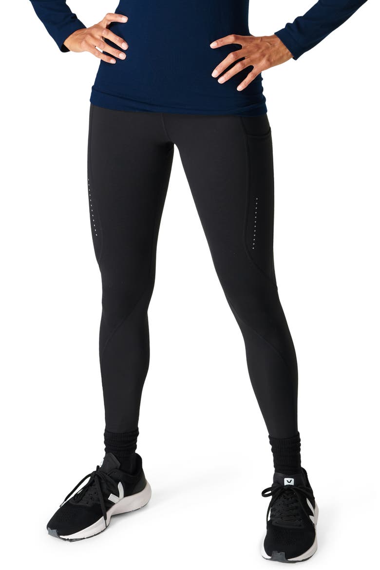 Therma Workout Leggings, Main, color, BLACK