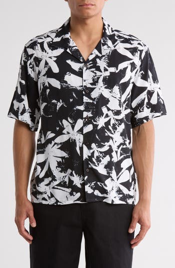 Abound Fleur Print Camp Shirt