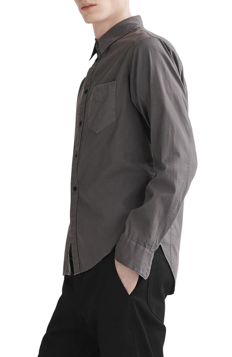 rag & bone Fit 2 Slim Fit Ripstop Yokohama Button-Up Shirt, Alternate, color, 