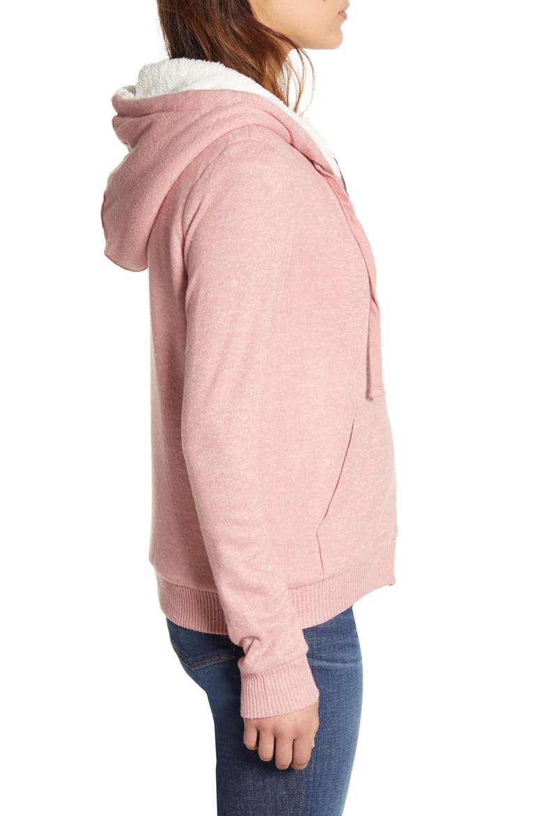 Hooded Jacket, Alternate, color, PEACH BEIGE/ SUGAR
