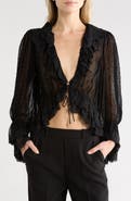 Alice + Olivia Tenney Embroidered Top