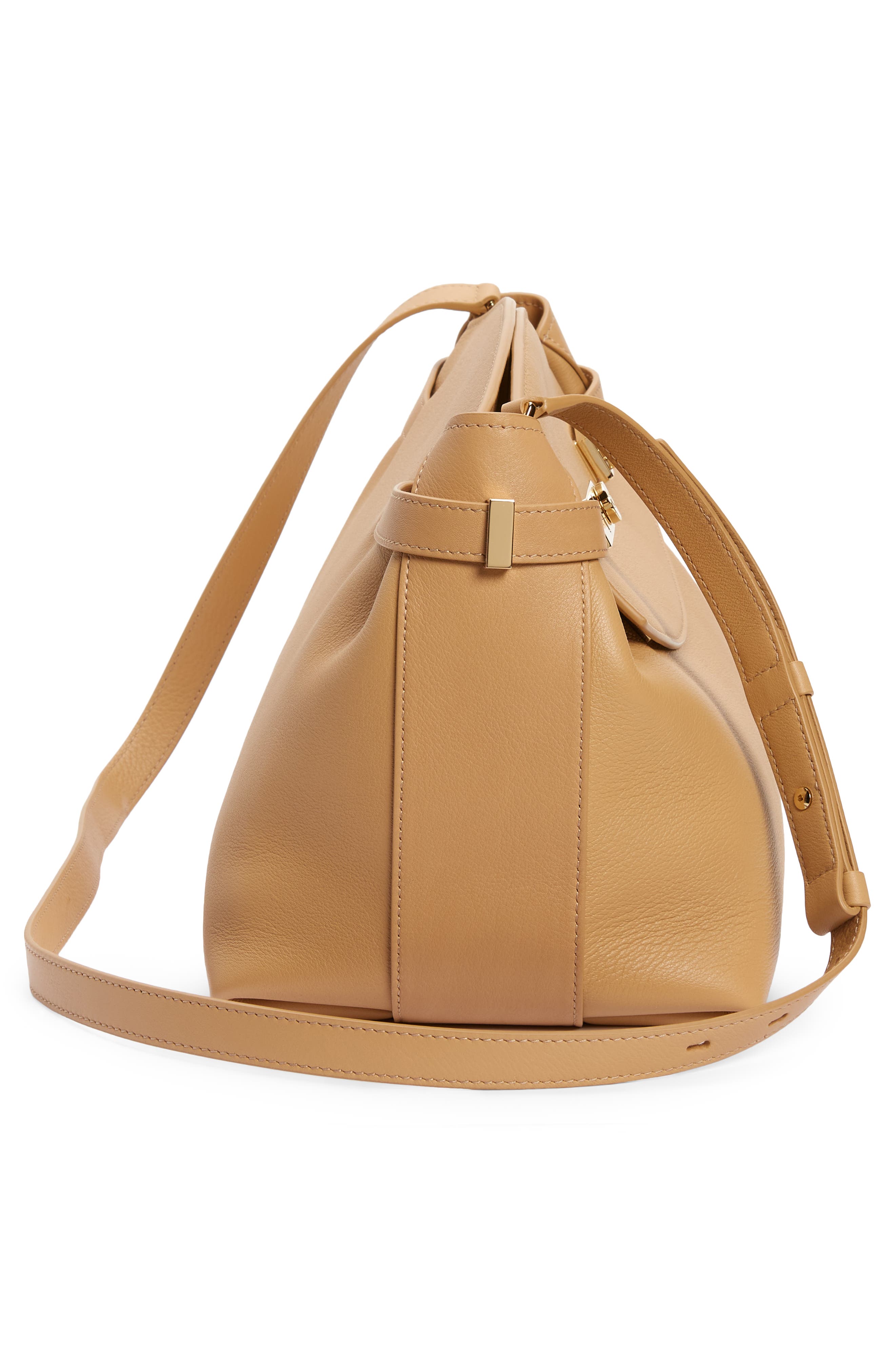 FERRAGAMO Large Hug Pouch Bag, Alternate, color, 